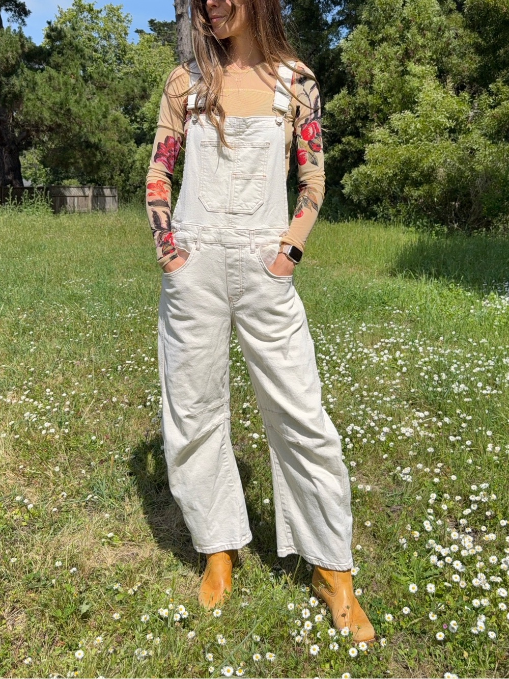 Free people barrel overalls